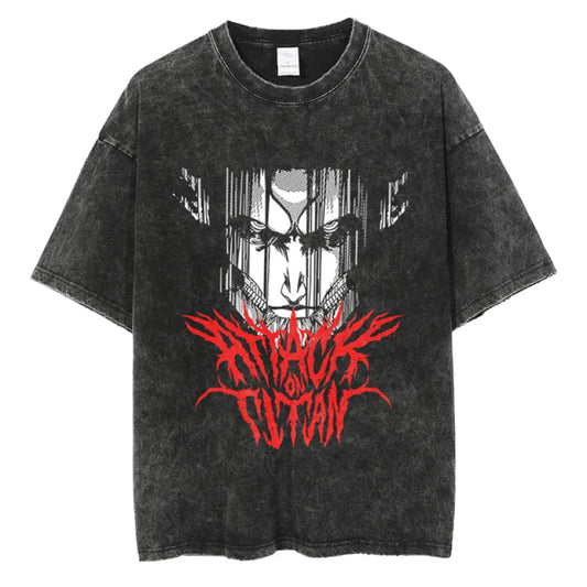 Attack On Titan Vintage Oversize Shirts Collection #1 - KnightGear