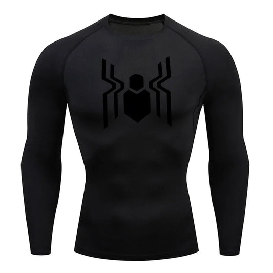 Spiderman 2016 Darkend Compression Shirt - KnightGear