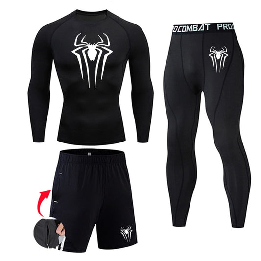 Spiderman 2012 L/S Compression Set - KnightGear