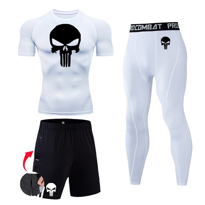 The Punisher S/S Compression Set - KnightGear