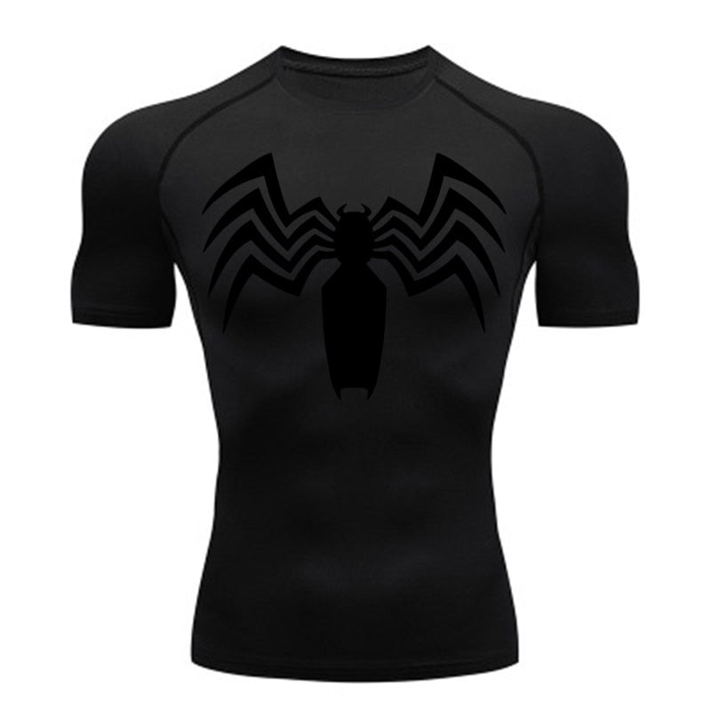 Venom Black on Black Compression Shirt – KnightGear