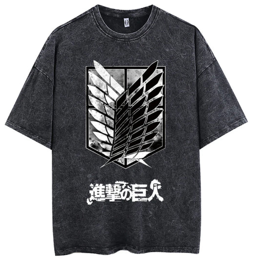 Attack On Titan Vintage Oversize Shirts Collection #2 - KnightGear