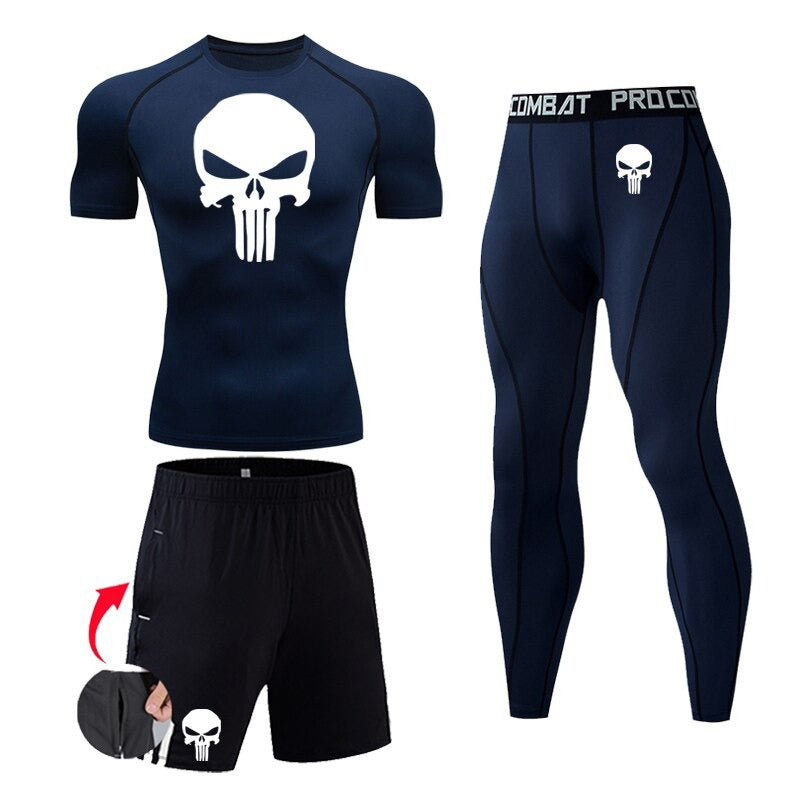 The Punisher S/S Compression Set - KnightGear