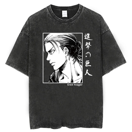 Attack On Titan Vintage Oversize Shirts Collection #4 - KnightGear