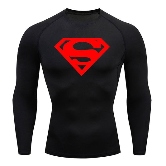 Superman L/S Compression Shirt - KnightGear