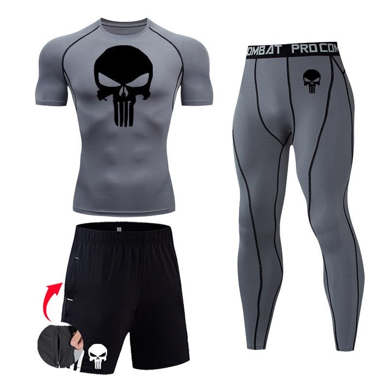 The Punisher S/S Compression Set - KnightGear