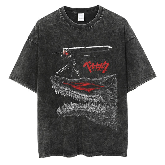 Berserk Vintage Oversize Shirts Collection #5 - KnightGear