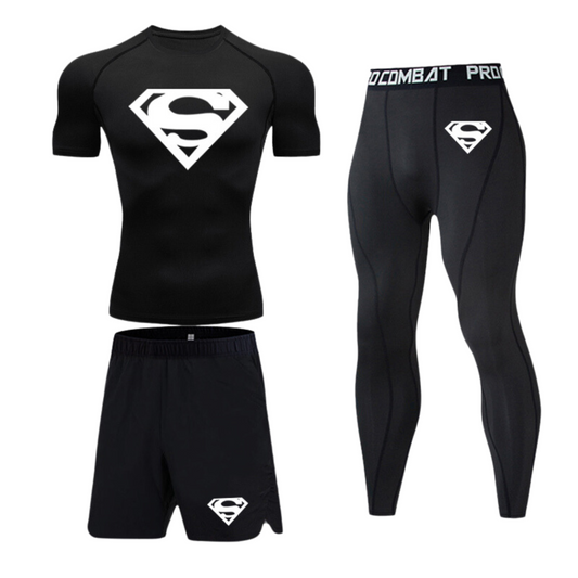 Superman S/S Compression Set - KnightGear