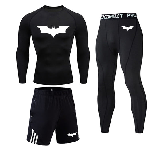 The Dark Knight L/S Compression Set - KnightGear