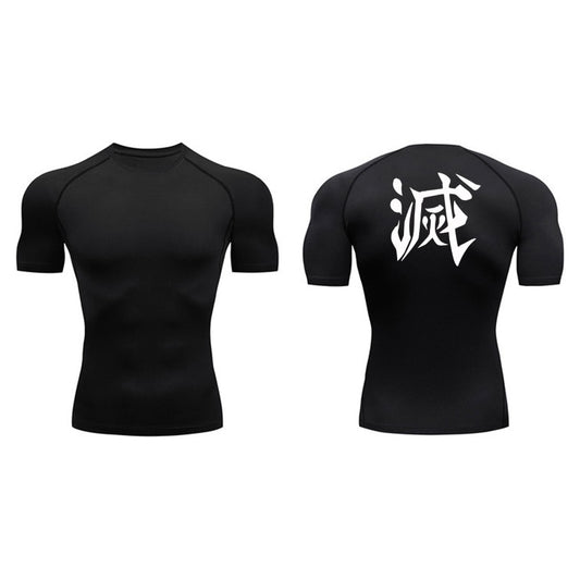 Demon Slayer S/S Compression Shirt - KnightGear