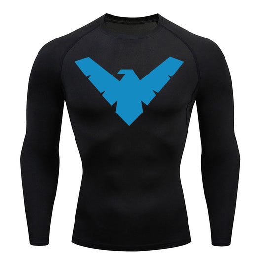 Nightwing L/S Compression Shirt - KnightGear