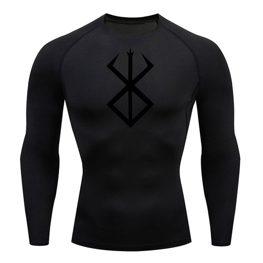 Berserk V2 Darkend Compression Shirt - KnightGear